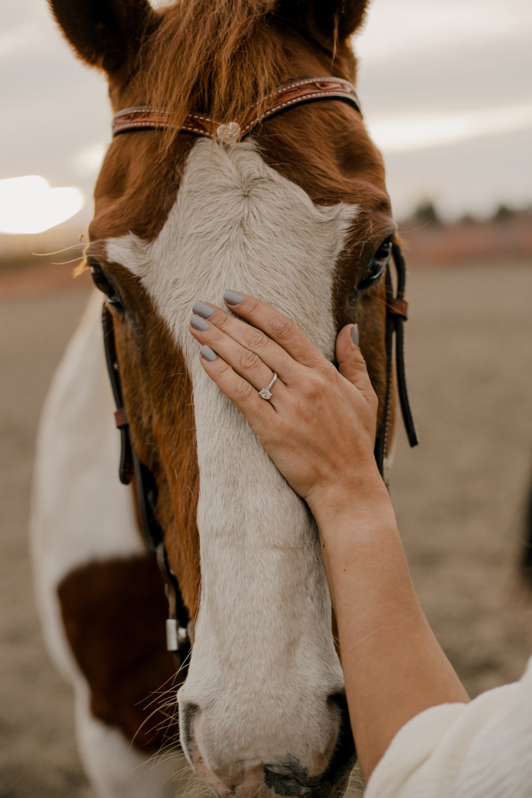 Bend oregon engagement ring detail