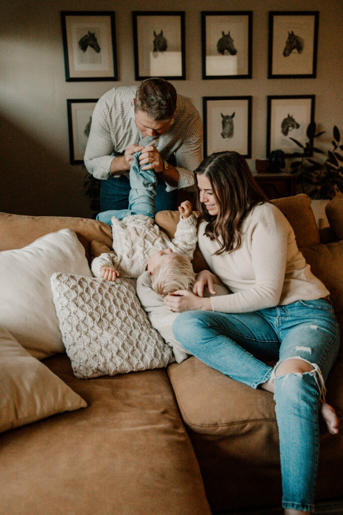 Redmond Oregon in home photography session