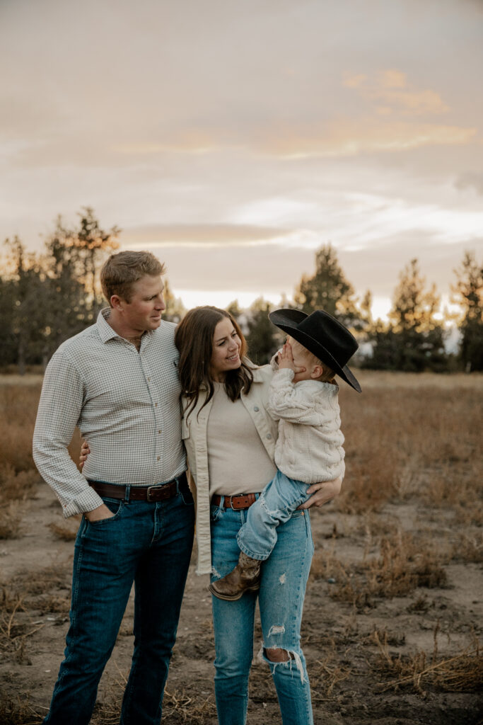 Redmond Oregon in home photography session