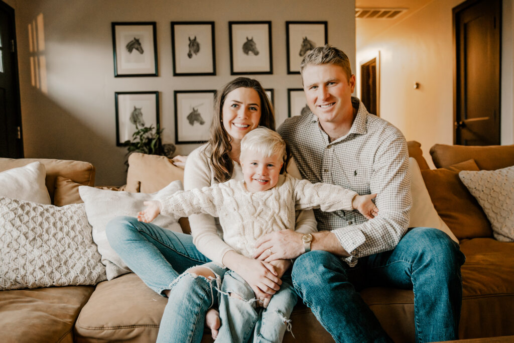 Redmond Oregon in home photography session