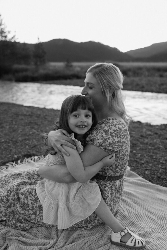 Mom and daughter photography